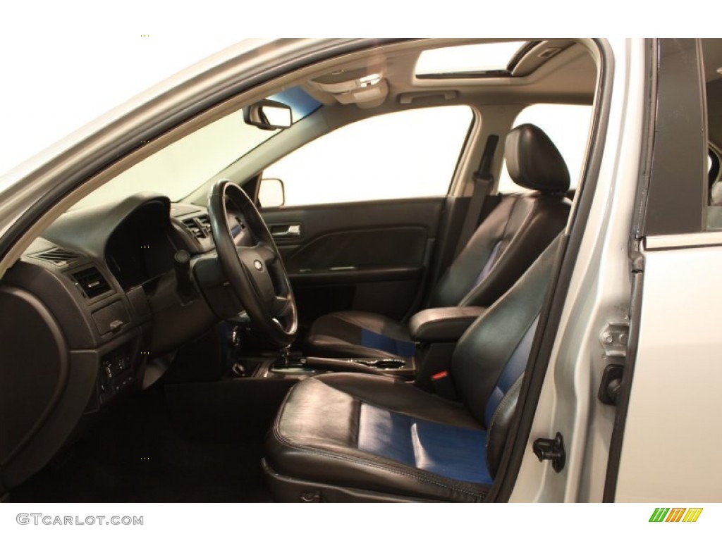 2010 Fusion Sport - Brilliant Silver Metallic / Charcoal Black/Sport Blue photo #5
