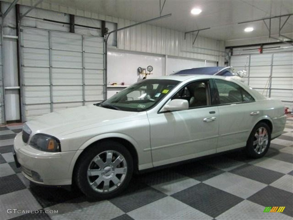 2005 LS V8 - Ceramic White Pearlescent / Camel photo #4