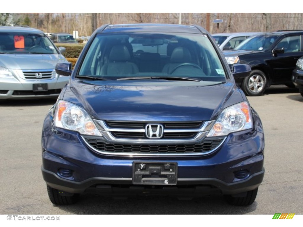 2010 CR-V EX-L AWD - Royal Blue Pearl / Gray photo #2