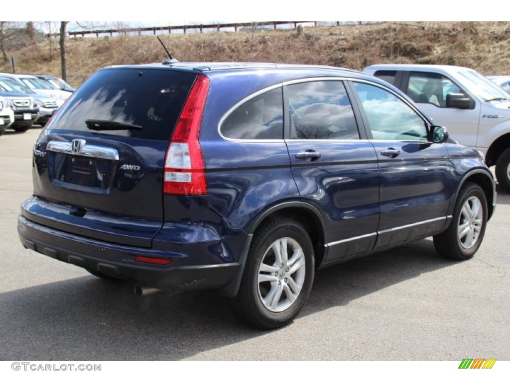 2010 CR-V EX-L AWD - Royal Blue Pearl / Gray photo #5