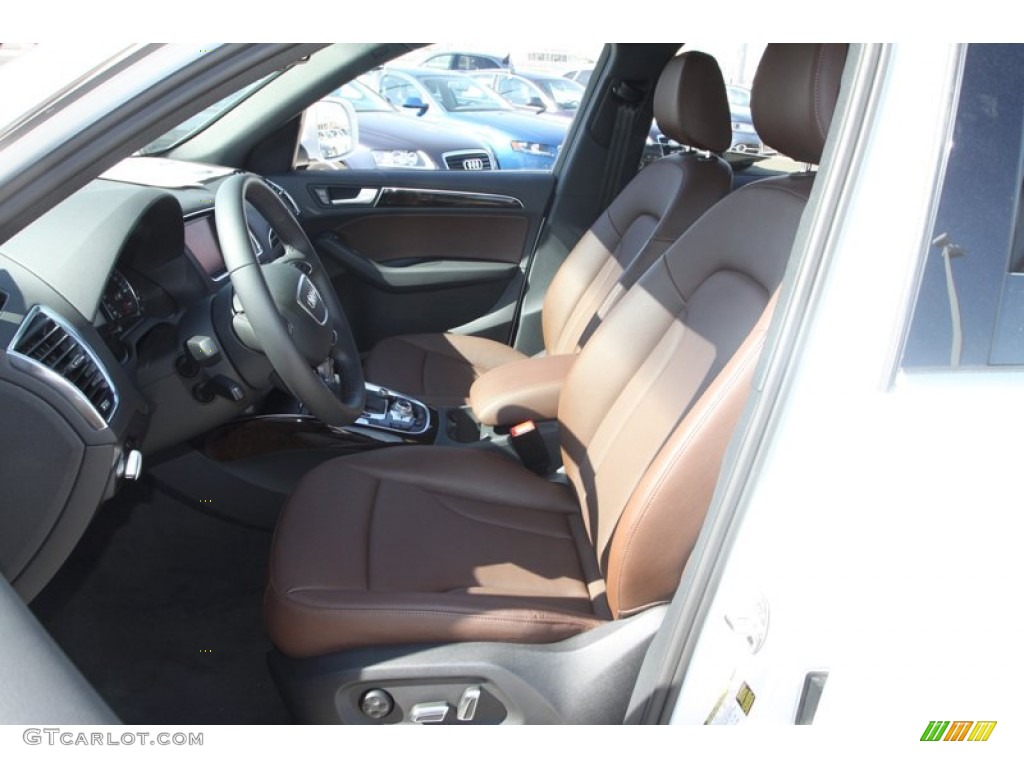 Chestnut Brown Interior 2013 Audi Q5 2.0 TFSI quattro Photo #78354777