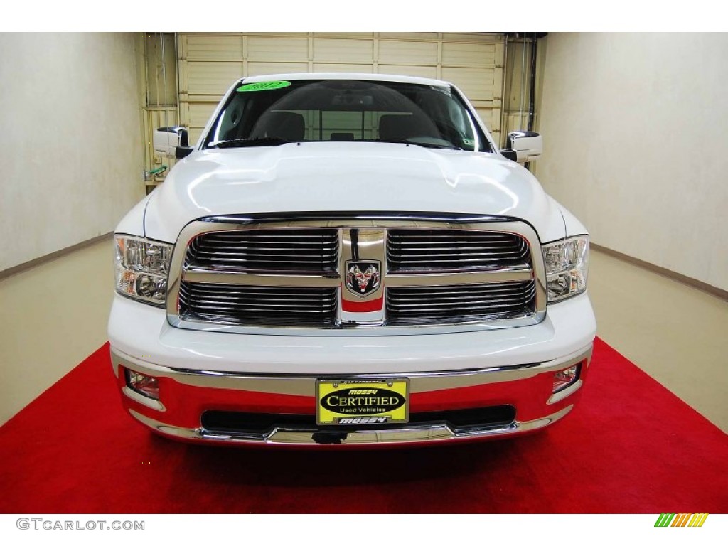 2012 Ram 1500 Lone Star Crew Cab - Bright White / Dark Slate Gray/Medium Graystone photo #2