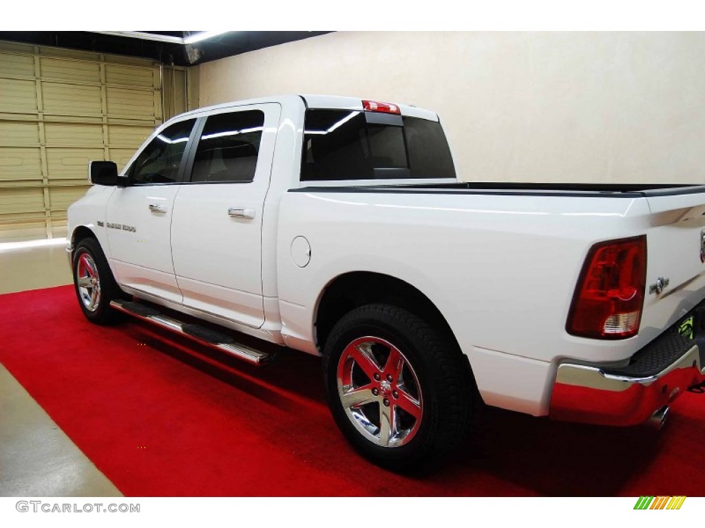 2012 Ram 1500 Lone Star Crew Cab - Bright White / Dark Slate Gray/Medium Graystone photo #4