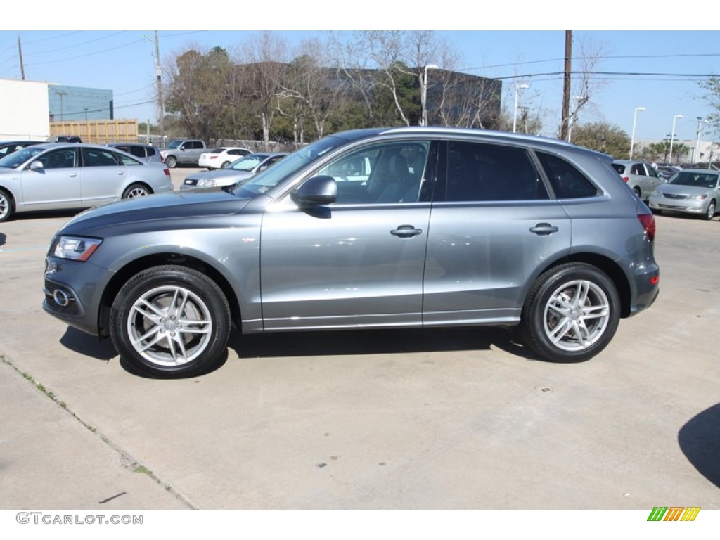 Monsoon Gray Metallic 2013 Audi Q5 3.0 TFSI quattro Exterior Photo #78355218
