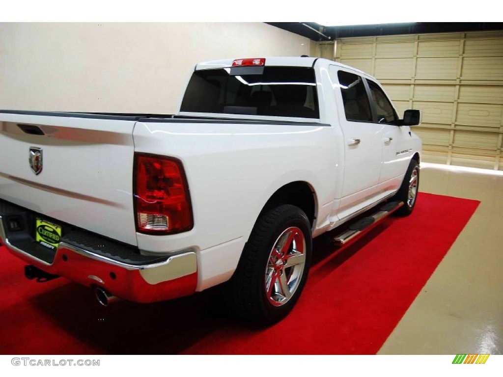 2012 Ram 1500 Lone Star Crew Cab - Bright White / Dark Slate Gray/Medium Graystone photo #6