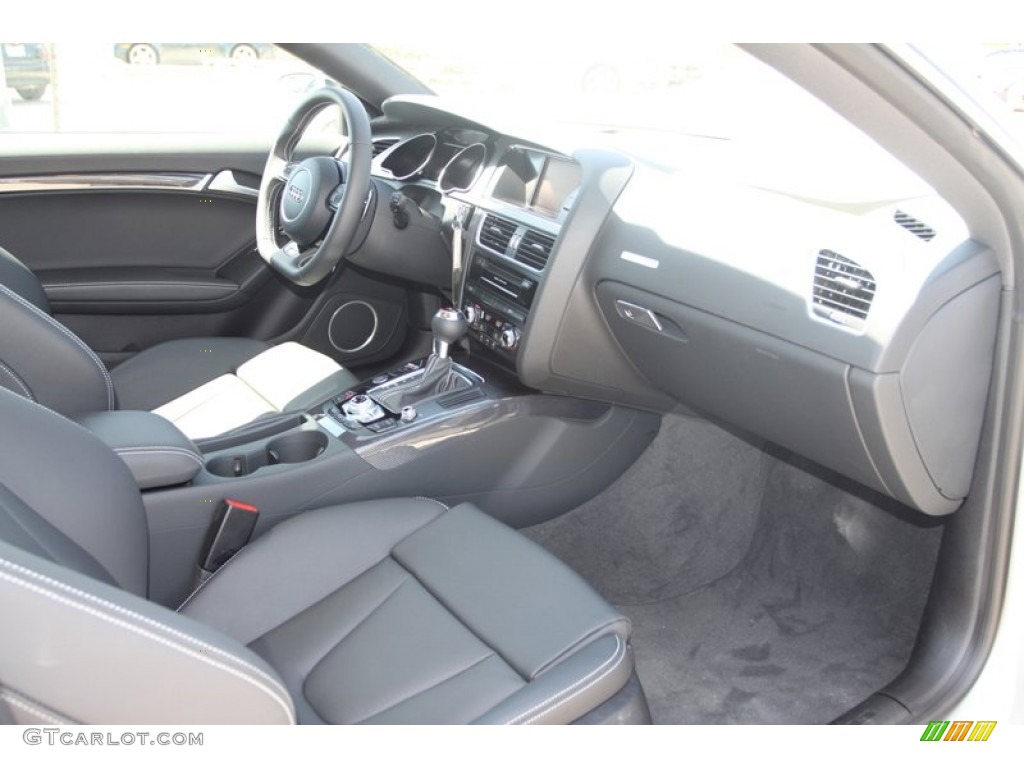 Black Interior 2013 Audi S5 3.0 TFSI quattro Coupe Photo #78356087