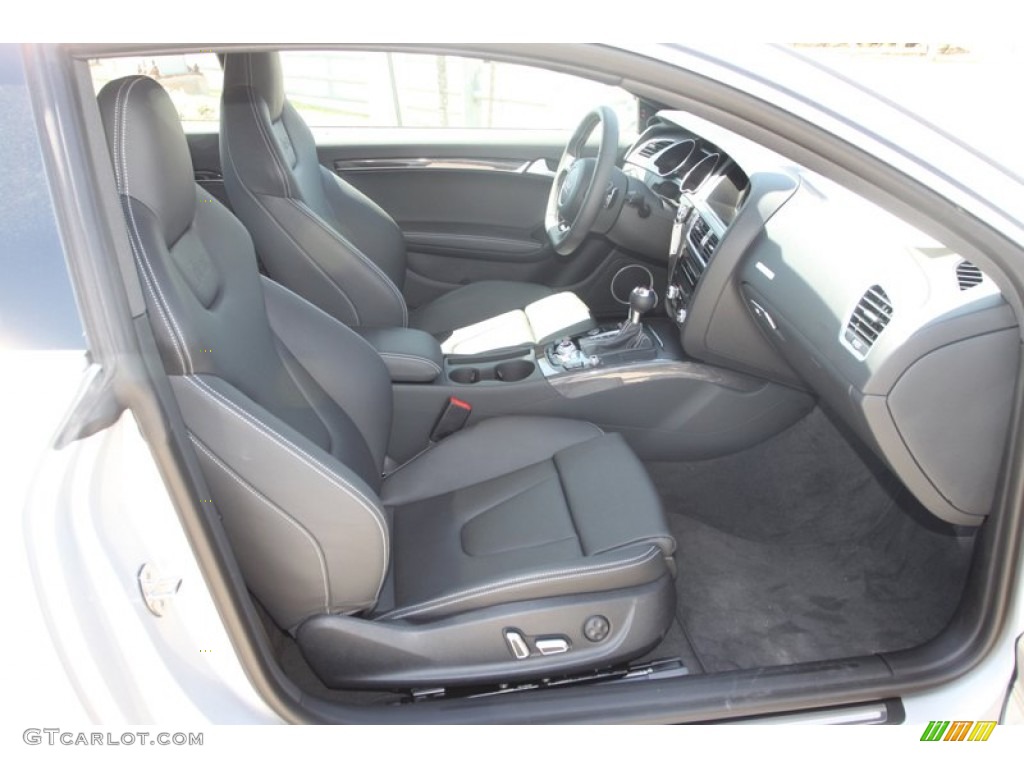 Black Interior 2013 Audi S5 3.0 TFSI quattro Coupe Photo #78356106