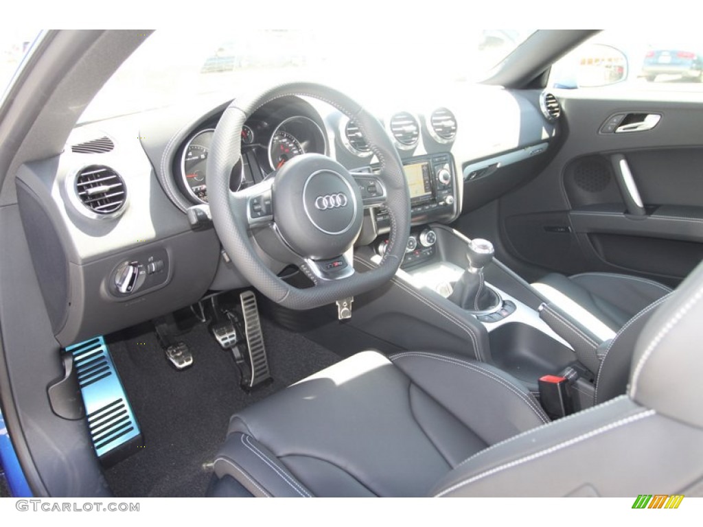 Black Interior 2013 Audi TT RS quattro Coupe Photo #78356498
