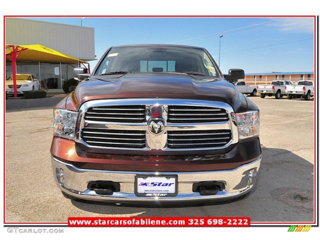 2013 1500 Lone Star Quad Cab 4x4 - Western Brown Pearl / Canyon Brown/Light Frost Beige photo #12