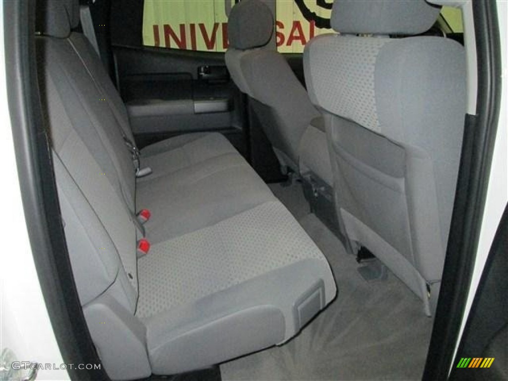 2011 Tundra Double Cab - Super White / Graphite Gray photo #17