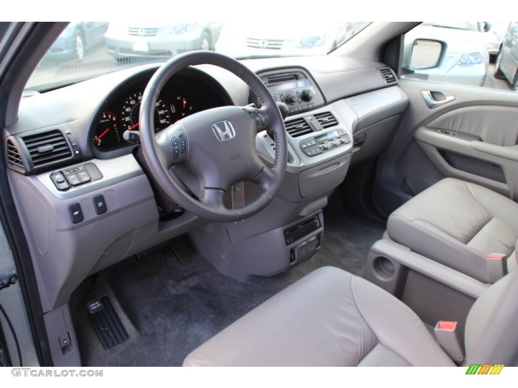 2010 Odyssey EX-L - Slate Green Metallic / Gray photo #9