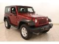 Deep Cherry Red Crystal Pearl 2012 Jeep Wrangler Sport S 4x4