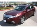 2010 Basque Red Pearl Acura TL 3.7 SH-AWD Technology  photo #2