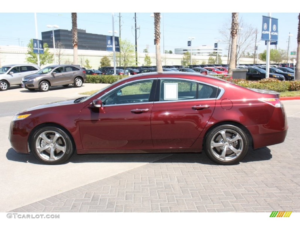 Basque Red Pearl 2010 Acura TL 3.7 SH-AWD Technology Exterior Photo #78358641