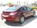 2010 Basque Red Pearl Acura TL 3.7 SH-AWD Technology  photo #8