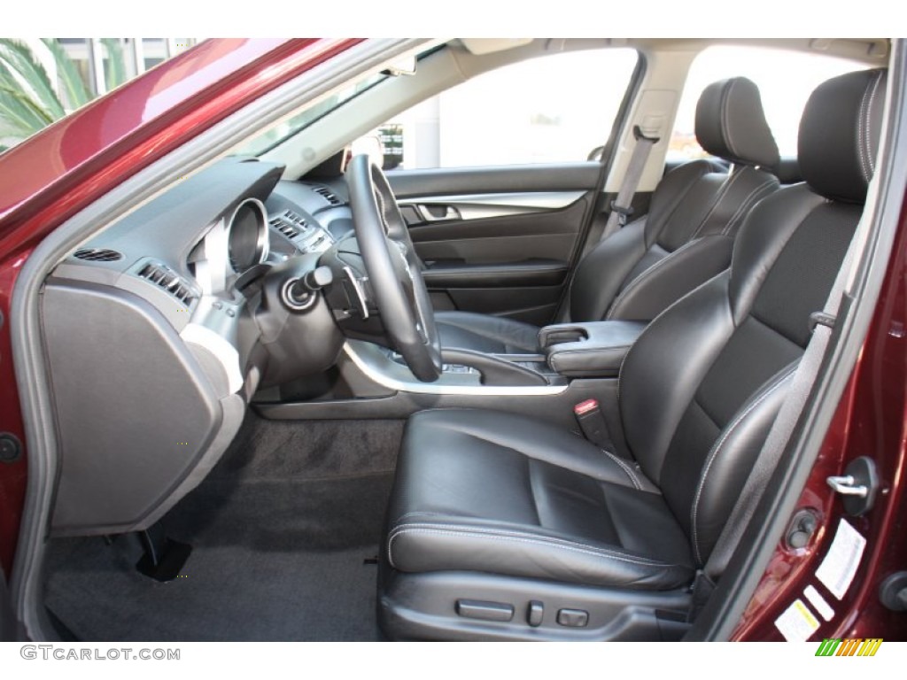 Ebony Interior 2010 Acura TL 3.7 SH-AWD Technology Photo #78358730