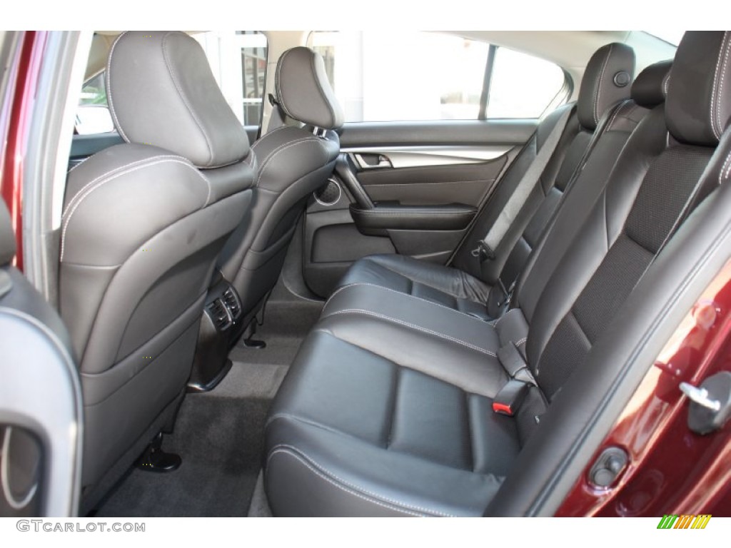 Ebony Interior 2010 Acura TL 3.7 SH-AWD Technology Photo #78358764