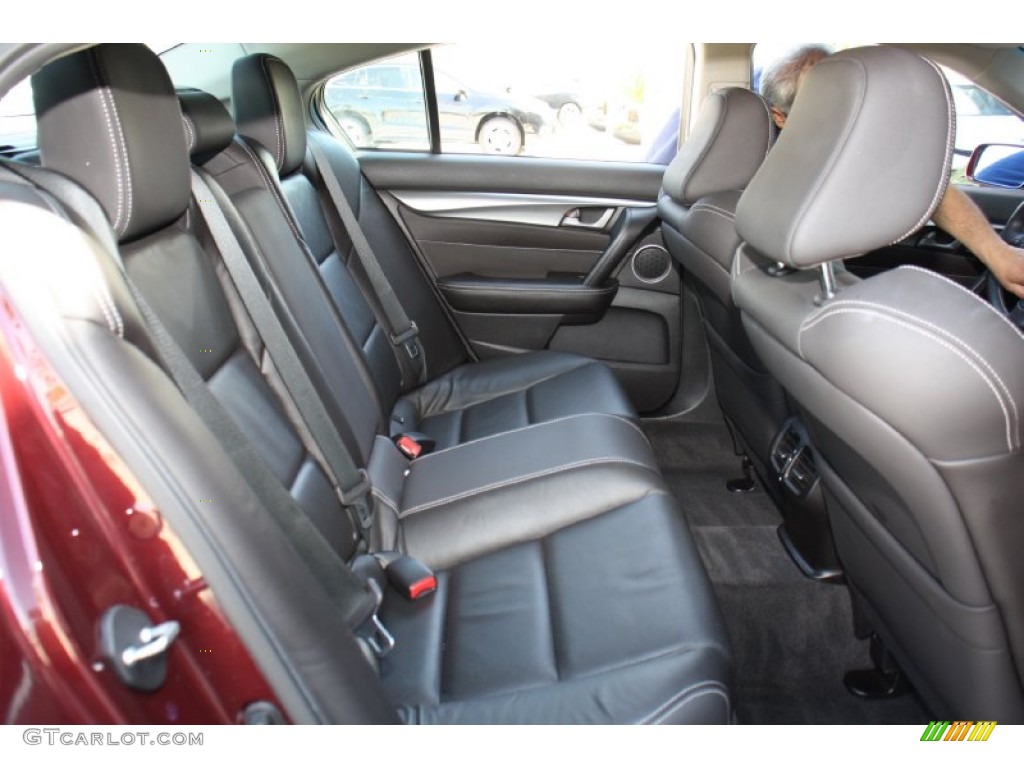 Ebony Interior 2010 Acura TL 3.7 SH-AWD Technology Photo #78358805