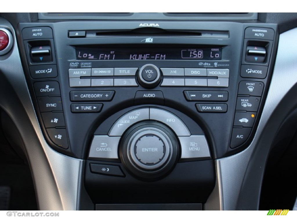 2010 Acura TL 3.7 SH-AWD Technology Controls Photo #78359029