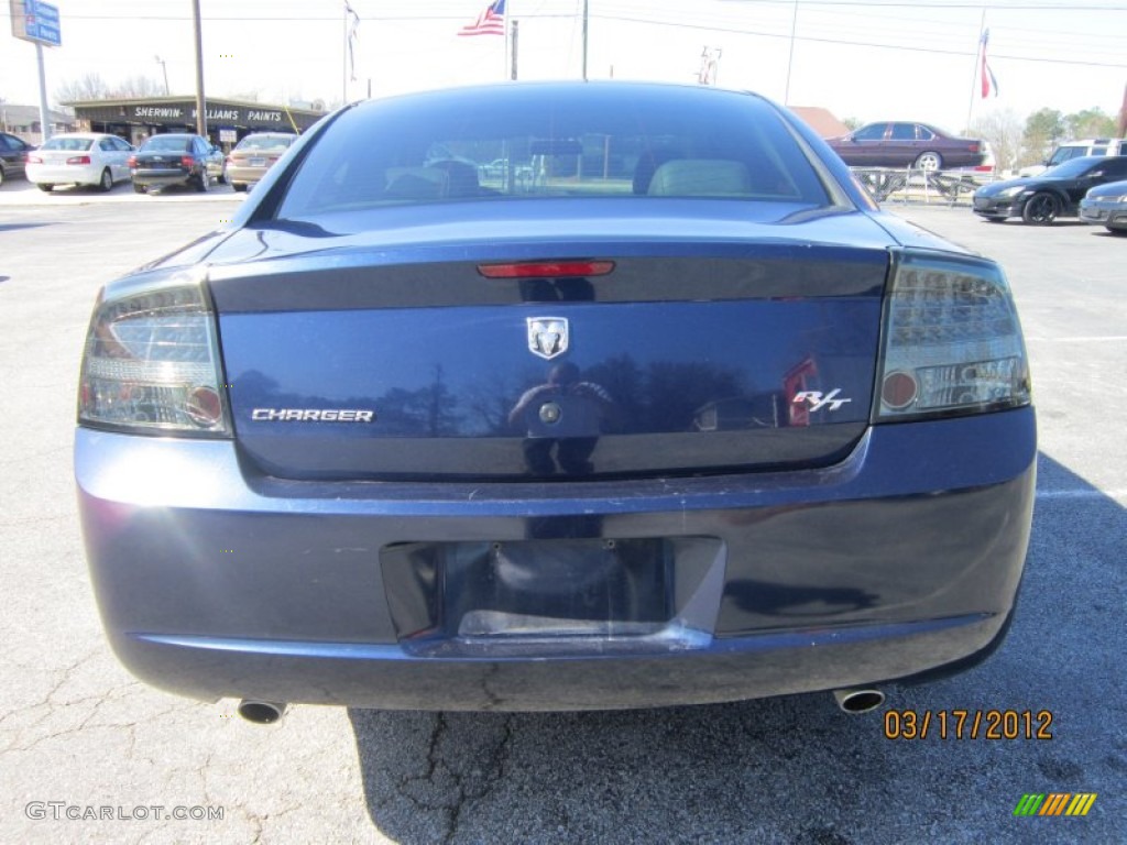 2006 Charger R/T - Midnight Blue Pearl / Dark Slate Gray/Light Graystone photo #6
