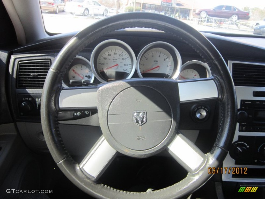 2006 Charger R/T - Midnight Blue Pearl / Dark Slate Gray/Light Graystone photo #20