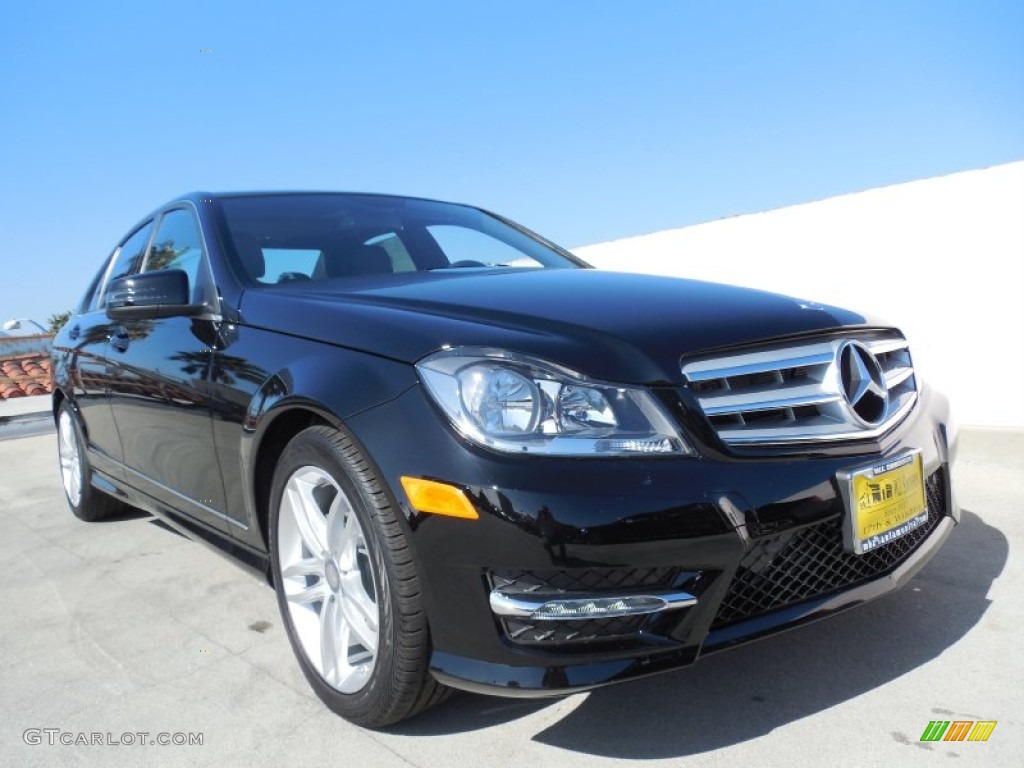 2013 C 250 Sport - Black / Black photo #11