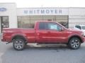 2013 Ruby Red Metallic Ford F150 FX4 SuperCab 4x4  photo #1