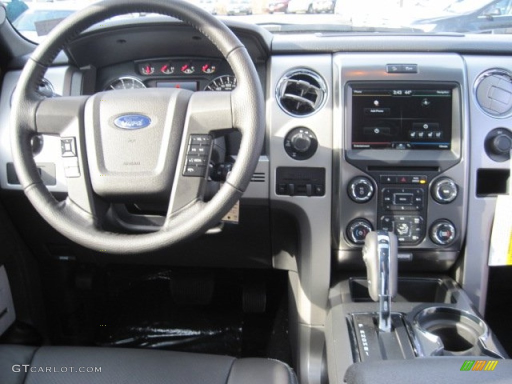 2013 F150 FX4 SuperCab 4x4 - Ruby Red Metallic / Black photo #6