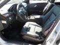 2013 Mercedes-Benz E Black Interior Front Seat Photo