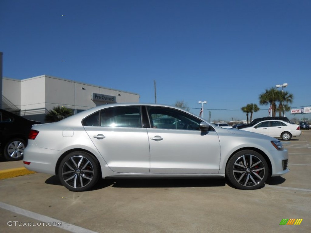 2013 Jetta GLI Autobahn - Frost Silver Metallic / Titan Black photo #8