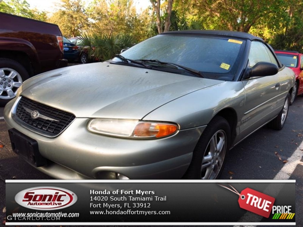 2000 Sebring JX Convertible - Light Cypress Green Metallic / Agate photo #1