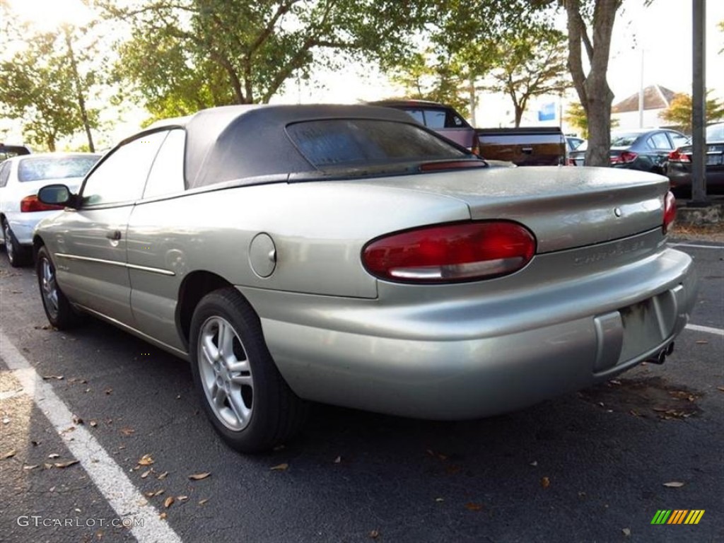 2000 Sebring JX Convertible - Light Cypress Green Metallic / Agate photo #2