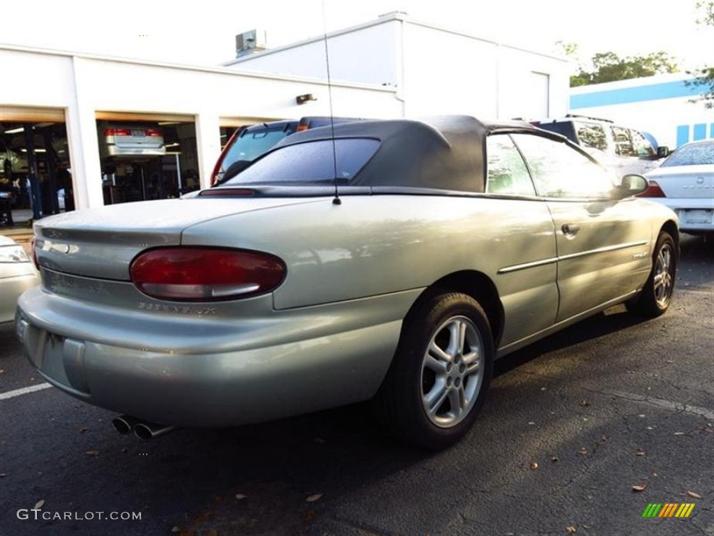 2000 Sebring JX Convertible - Light Cypress Green Metallic / Agate photo #3