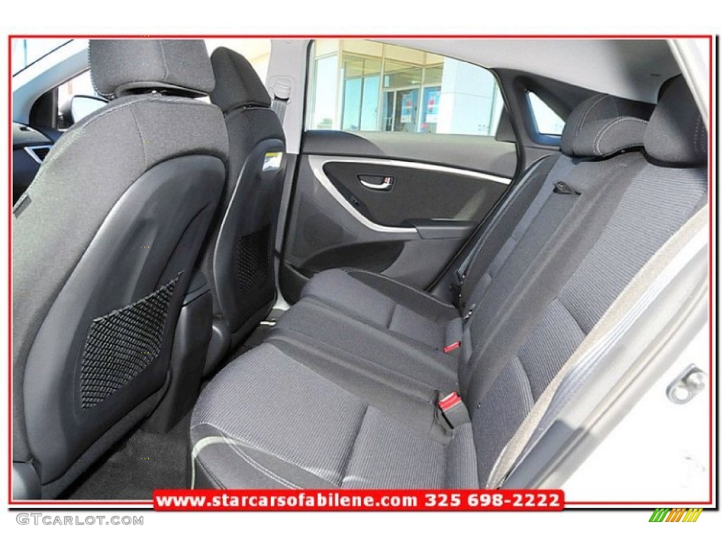 2013 Elantra GT - Shimmering Air Silver / Black photo #22