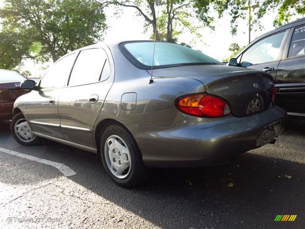 1999 Elantra GL Sedan - Slate Gray / Gray photo #2