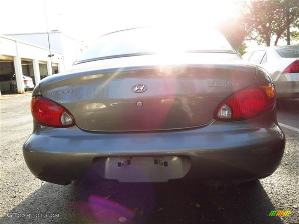 1999 Elantra GL Sedan - Slate Gray / Gray photo #3
