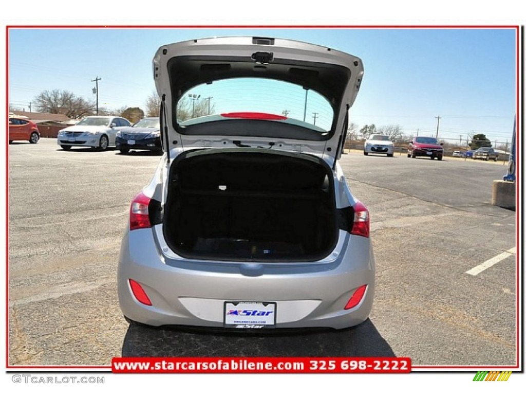 2013 Elantra GT - Shimmering Air Silver / Black photo #24