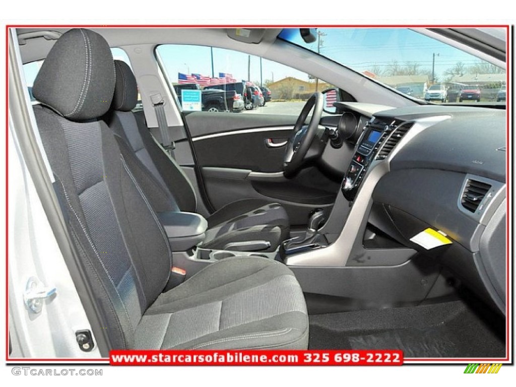 2013 Elantra GT - Shimmering Air Silver / Black photo #26