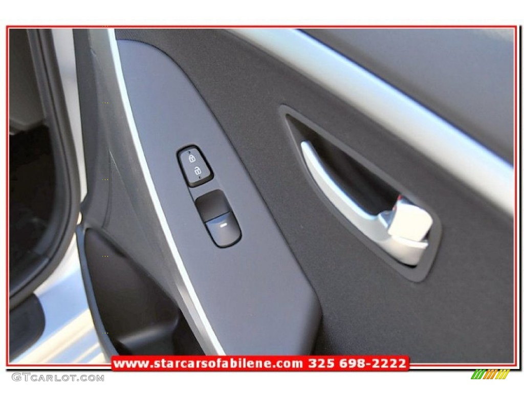 2013 Elantra GT - Shimmering Air Silver / Black photo #27