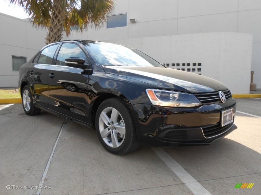 Black Uni 2013 Volkswagen Jetta TDI Sedan Exterior Photo #78361959