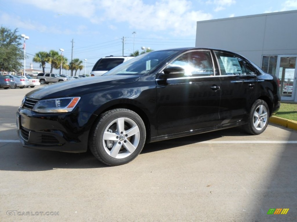 Black Uni 2013 Volkswagen Jetta TDI Sedan Exterior Photo #78361983