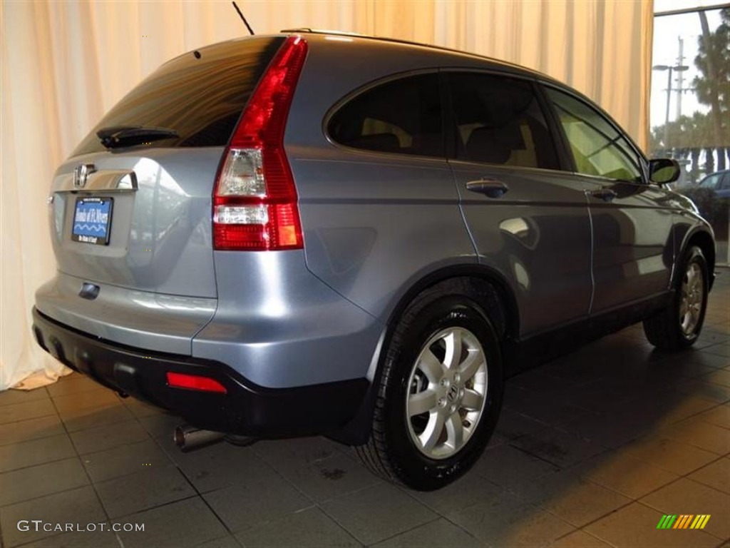 2009 CR-V EX-L - Glacier Blue Metallic / Gray photo #3