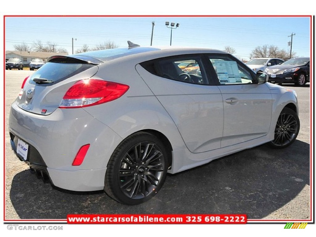 2013 Veloster RE:MIX Edition - Sprint Gray / Black photo #7