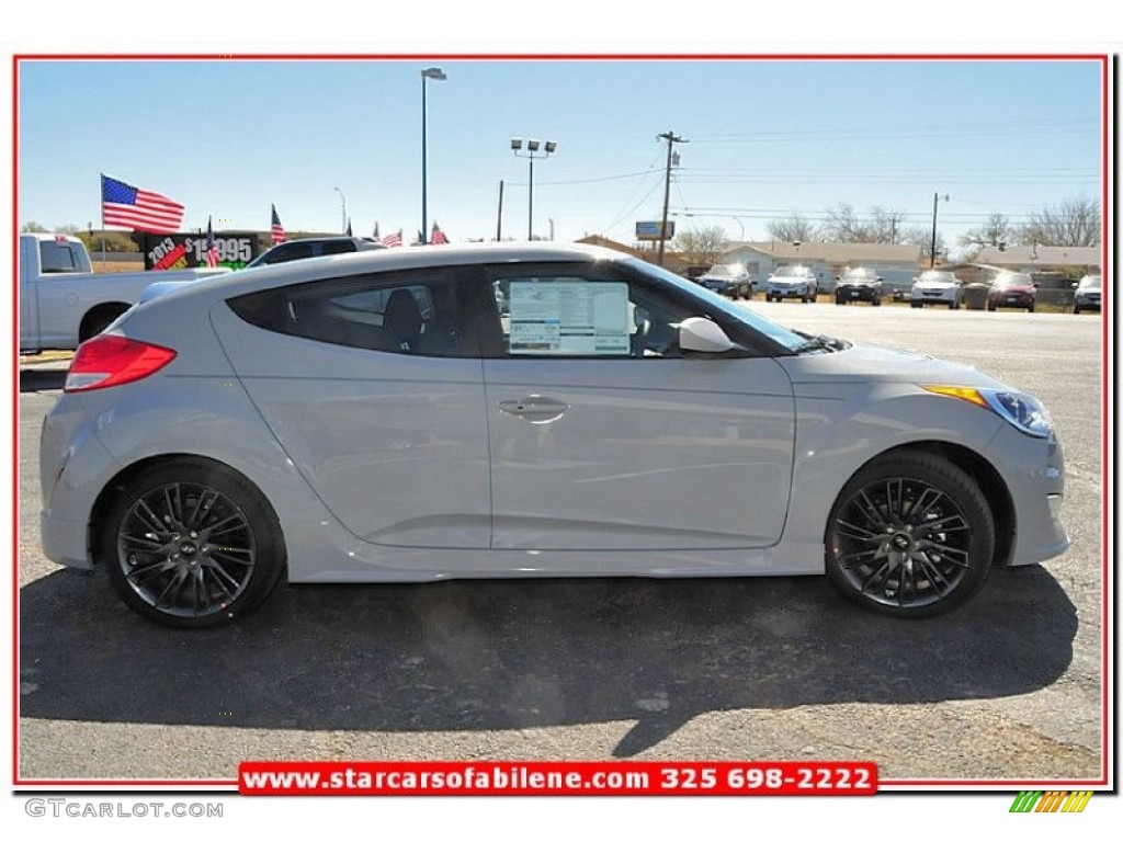 2013 Veloster RE:MIX Edition - Sprint Gray / Black photo #8