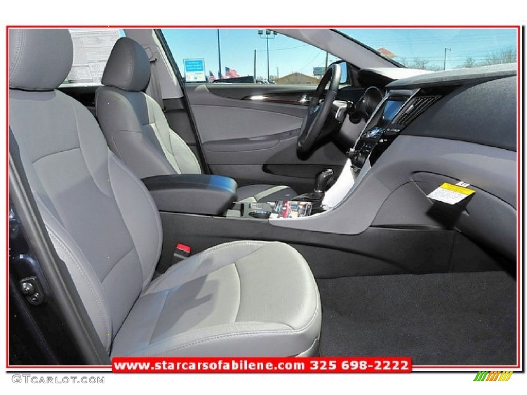 2013 Sonata Limited 2.0T - Pacific Blue Pearl / Gray photo #27