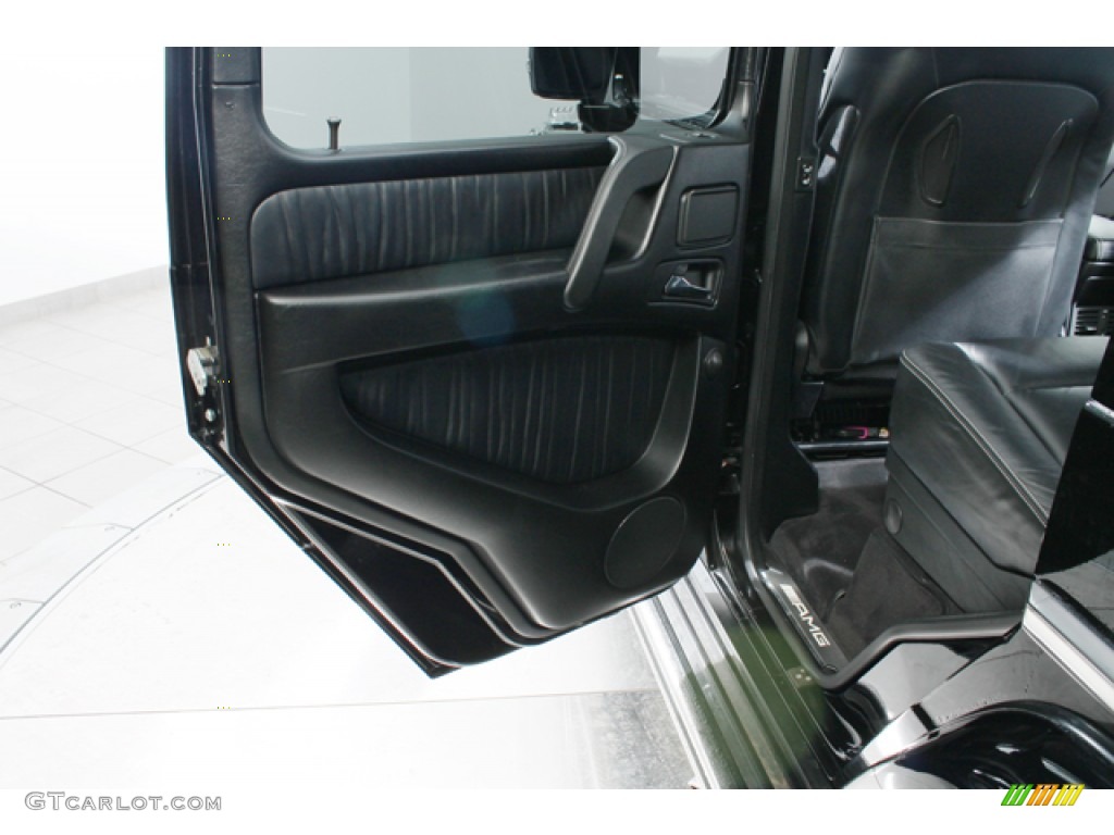 2010 Mercedes-Benz G 55 AMG designo Black Door Panel Photo #78364958