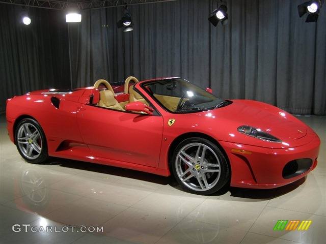 2007 Ferrari F430 Spider F1, Red/Beige, Front Right 2007 Ferrari F430 Spider F1 Parts