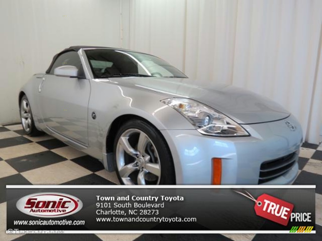 2008 350Z Touring Roadster - Silver Alloy / Charcoal photo #1
