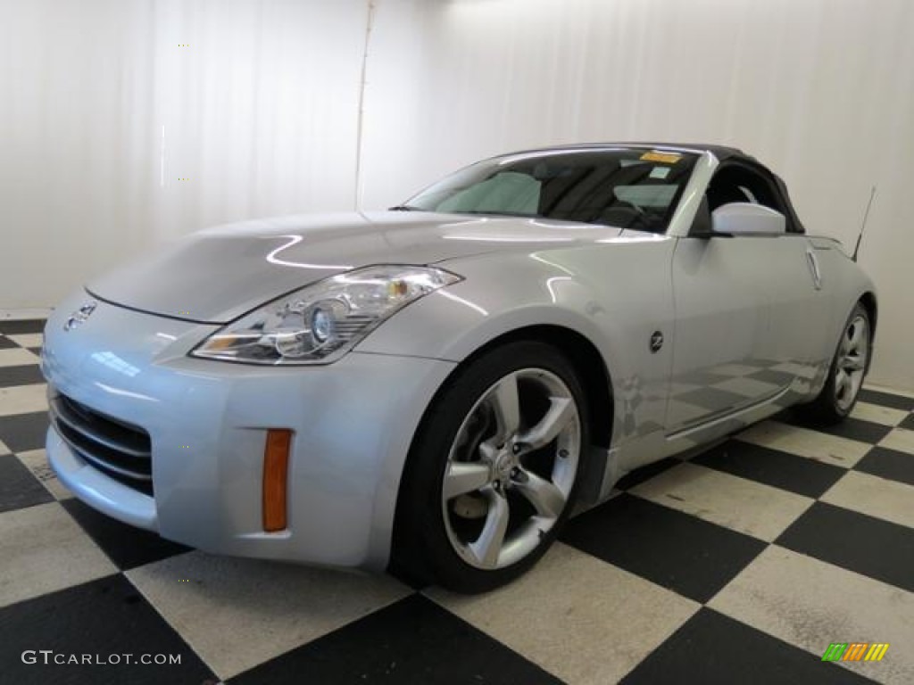 2008 350Z Touring Roadster - Silver Alloy / Charcoal photo #3
