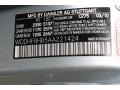 775: Iridium Silver Metallic 2010 Mercedes-Benz E 350 4Matic Sedan Color Code
